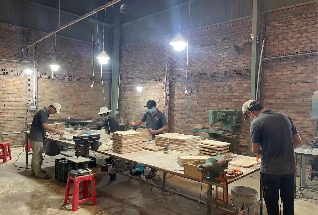 Kitchenware factory floor